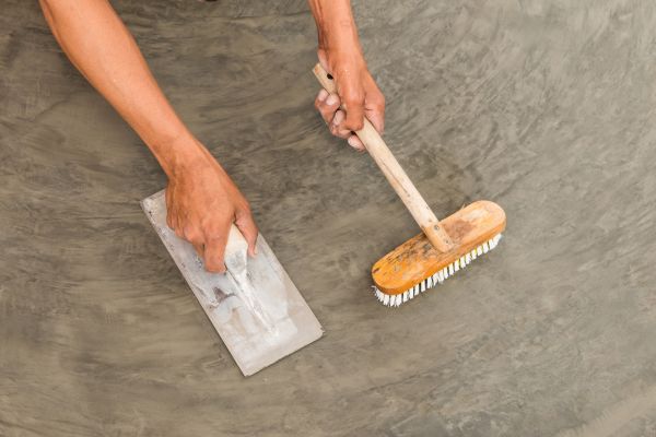 Driveway Concrete Staining in Anacortes