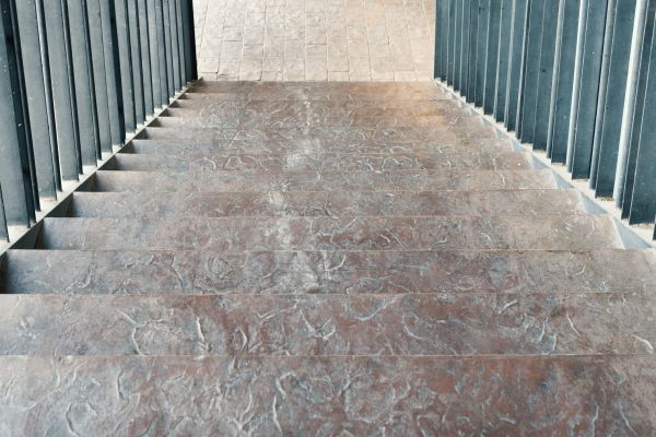 Concrete Stair Stamping in Anacortes