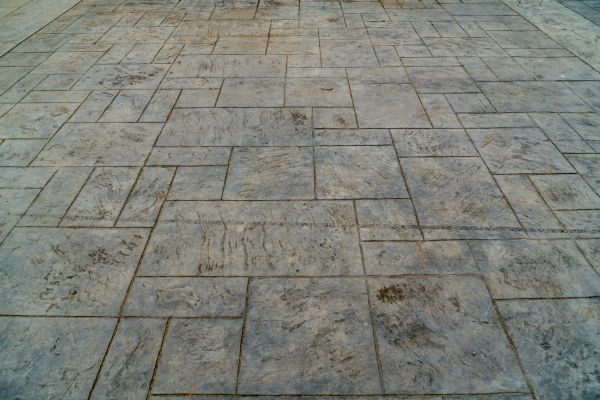 Stamped Patio Installation in Anacortes