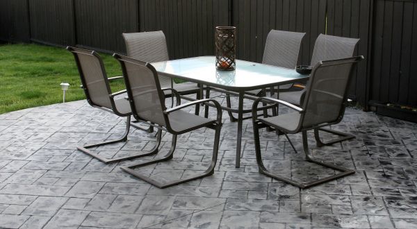 Porch Stamping in Anacortes